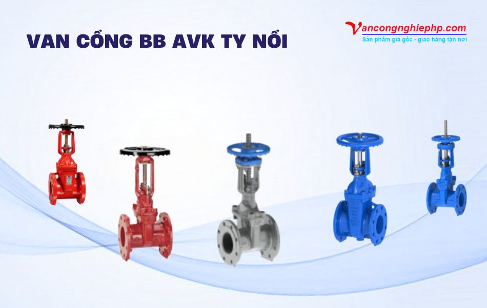Van cổng BB AVK ty nổi