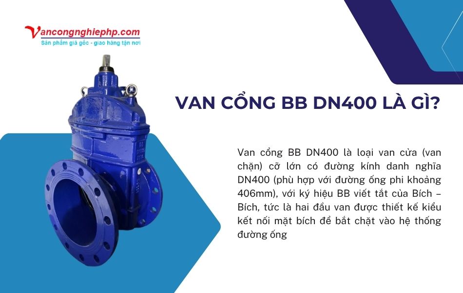 giới thiệu van cổng bb dn400