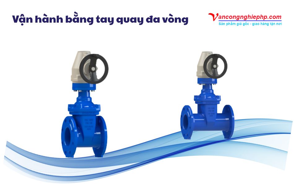 Van cổng BB Fucoli tay quay