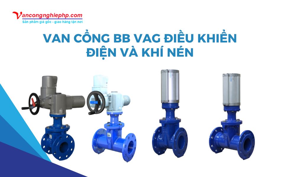 Van cổng BB VAG điều khiển điện và khí nén